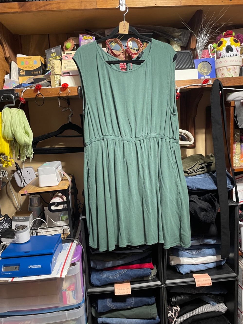 #303a size 3 torrid olive green lightweight dress